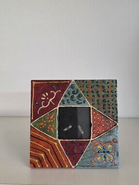 Anthropologie Global Mosaic Tile Picture Frame